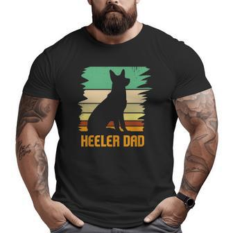 Australian Cattle Dog Heeler Dad Big and Tall Men T-shirt | Mazezy