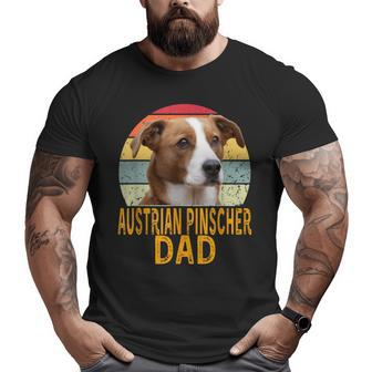 Austrian Pinscher Dog Dad Retro My Dogs Are My Cardio Big and Tall Men T-shirt | Mazezy