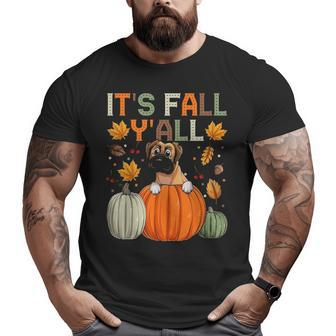 Autumn Boxer It’S Fall Y’All Fall Boxer Dog Big and Tall Men T-shirt | Mazezy