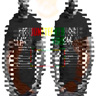 Awesome Junenth Black King Melanin Fathers Day Men Boys Big and Tall Men T-shirt | Mazezy