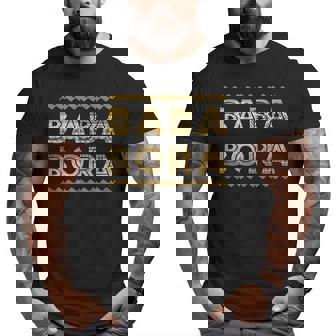 Baba Bora Best Dad Ever Father's Day Big and Tall Men T-shirt | Mazezy