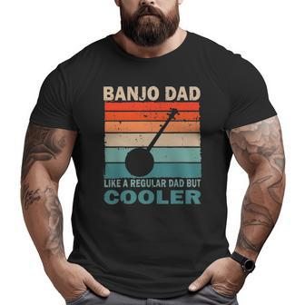 Banjo Dad But Cooler Vintage Tee S Big and Tall Men T-shirt | Mazezy