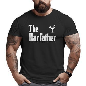 The Barfather Bartender Big and Tall Men T-shirt | Mazezy