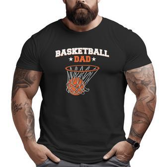 Basketballer Sport Player Father's Day Basketball Dad Big and Tall Men T-shirt | Mazezy
