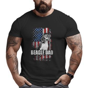 Beagle Dad Big and Tall Men T-shirt | Mazezy