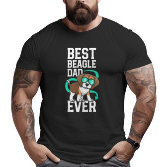Beagle Ts For Men Love My Beagle Dog Father Big and Tall Men T-shirt | Mazezy