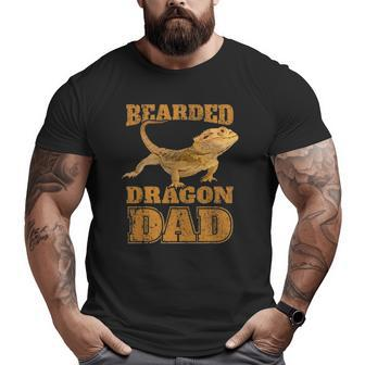 Bearded Dragon Dad Lover Big and Tall Men T-shirt | Mazezy