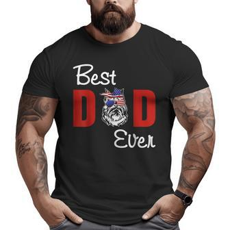 Best Brussels Griffon Dad Ever Dog Father's Day Big and Tall Men T-shirt | Mazezy