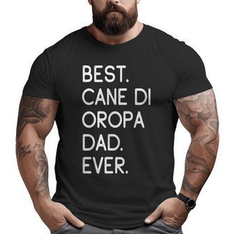 Best Cane Di Oropa Dad Ever Cane Pastore Di Oropa Big and Tall Men T-shirt | Mazezy