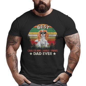 Best Cavalier King Charles Spaniel Dad Ever Big and Tall Men T-shirt | Mazezy CA
