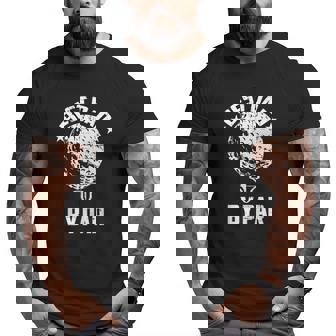 Best Dad By Par Fathers Day Golf Tee Golfing Big and Tall Men T-shirt | Mazezy