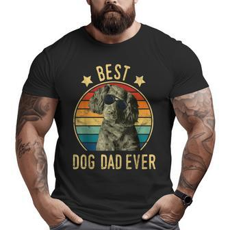 Best Dog Dad Ever Boykin Spaniel Father's Day Big and Tall Men T-shirt | Mazezy AU