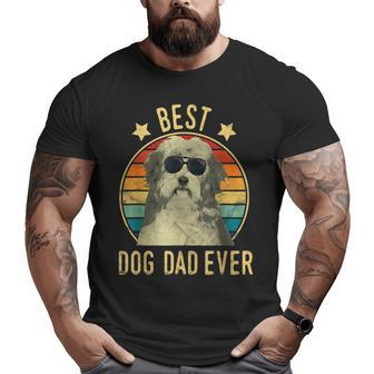 Best Dog Dad Ever Havanese Father's Day Big and Tall Men T-shirt | Mazezy