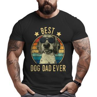 Best Dog Dad Ever Treeing Walker Coonhound Father's Day Big and Tall Men T-shirt | Mazezy