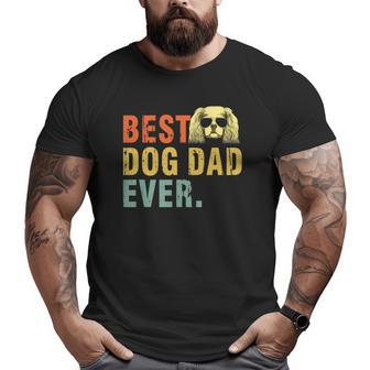 Best Dog Dad Evercavalier King Charles Spaniel Big and Tall Men T-shirt | Mazezy