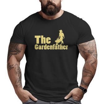 Best Gardening Father The Gardenfather Men Big and Tall Men T-shirt | Mazezy