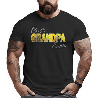 Best Grandpa Ever Matching Granddad Baby Love Big and Tall Men T-shirt | Mazezy