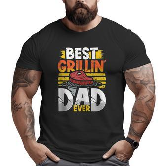 Best Grilling Dad Ever Bbq Chef King Perfect Secret Recipe Big and Tall Men T-shirt | Mazezy