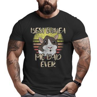 Best Guinea Pig Dad Ever Vintage For Rodent Rat Lover Big and Tall Men T-shirt | Mazezy