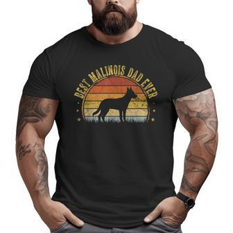 Best Malinois Dad Ever Outfit Father's Day Big and Tall Men T-shirt | Mazezy