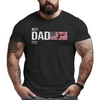 Best Motocross Dad Ever T Fathers Day For Biker Big and Tall Men T-shirt | Mazezy
