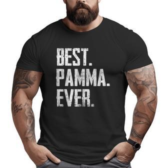Best Pamma Ever Vintage Father Big and Tall Men T-shirt | Mazezy