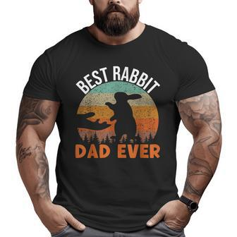 Best Rabbit Dad Ever Daddy Big and Tall Men T-shirt | Mazezy