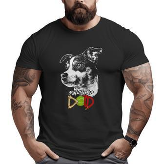 Best Rat Terrier Dad Dog Training Big and Tall Men T-shirt | Mazezy