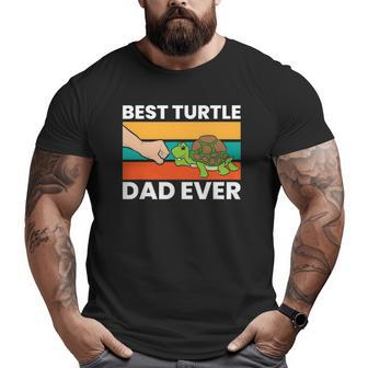 Best Turtle Dad Ever Love Sea Turtles Big and Tall Men T-shirt | Mazezy