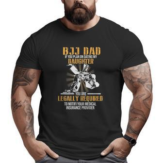 Bjj Dad Jiu Jitsu For Dad Big and Tall Men T-shirt | Mazezy