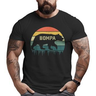 Bompa Grandpa Bompa Bear Big and Tall Men T-shirt | Mazezy
