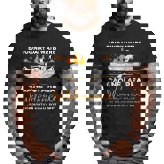 Boundary Waters Canoe Area Kayak Lover Big and Tall Men T-shirt | Mazezy