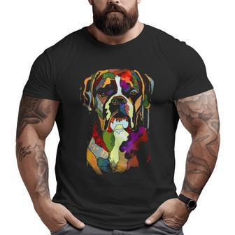 Boxer For A Boxer Mom Big and Tall Men T-shirt | Mazezy CA