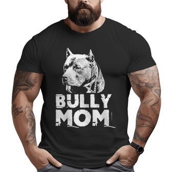 Bully Mom American Pitbull Lover Gif Big and Tall Men T-shirt | Mazezy AU