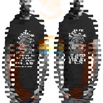 I Can't Work My Arm Is In A Cast Bass Fishing Dad Big and Tall Men T-shirt | Mazezy