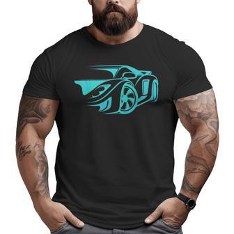Car Enthusiast Muscle Car Exotic Big and Tall Men T-shirt | Mazezy