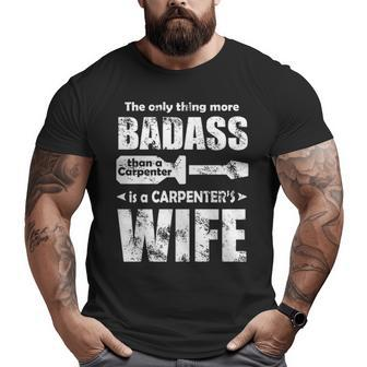 Carpenter's Wife Big and Tall Men T-shirt | Mazezy