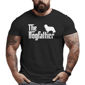 Cavalier King Charles Spaniel Lover Dogfather Big and Tall Men T-shirt | Mazezy