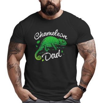 Chameleon Dad Father's Day Big and Tall Men T-shirt | Mazezy
