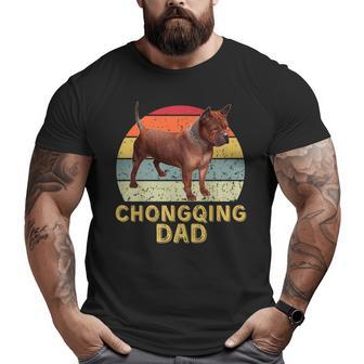 Chinese Chongqing Dog Dad Retro My Dogs Are My Cardio Big and Tall Men T-shirt | Mazezy CA