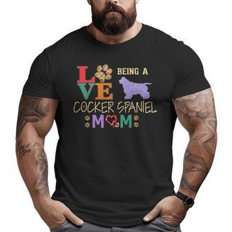 Cocker Spaniel For Cocker Spaniel Dog Lovers Big and Tall Men T-shirt | Mazezy