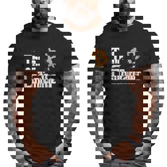 The Coinfather Bitcoin Cryptocurrency Btc Coin Big and Tall Men T-shirt | Mazezy