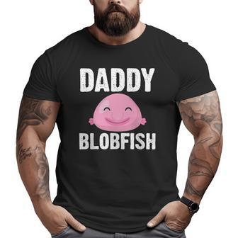 Cool Blobfish For Men Dad Fishermen Sea Animal Big and Tall Men T-shirt | Mazezy