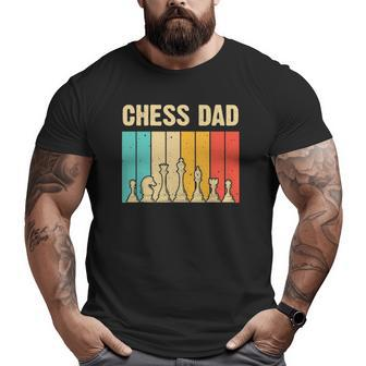 Cool Chess Lover Art For Dad Men Father Novelty Chess Player Big and Tall Men T-shirt | Mazezy UK