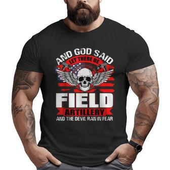 Cool Field Artillery T Proud To Be A Veteran T Big and Tall Men T-shirt | Mazezy