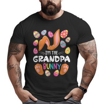 Cute Top I Grandpa Bunny I Matching Family Easter Pajamas Big and Tall Men T-shirt | Mazezy