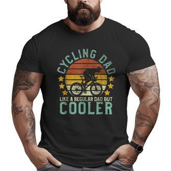 Cycling Dad Bike Rider & Cyclist Father's Day Big and Tall Men T-shirt | Mazezy