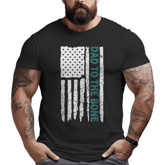 Dad To The Bone Father's Day Big and Tall Men T-shirt | Mazezy