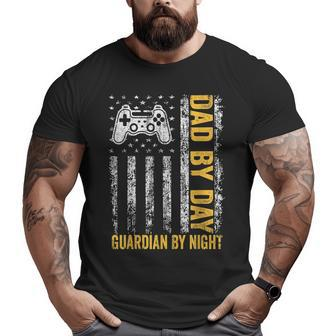 Dad By Day Guardian By Night Video Games Lover Big and Tall Men T-shirt | Mazezy AU