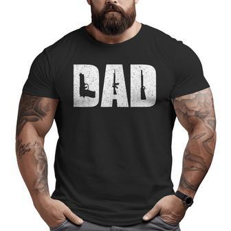 Dad And Guns Collection Vintage Big and Tall Men T-shirt | Mazezy